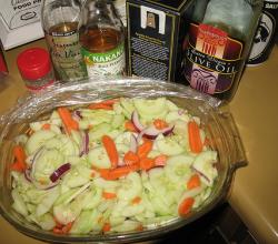 Marinated Vegetable Salad In easy Party Menu